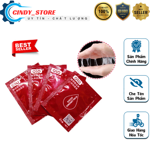 Gel Bôi Trơn Gốc Nước OLO Hyaluronic Acid 7ml – Gói Lẻ Tiện Lợi – Chính Hãng – Mua Ngay