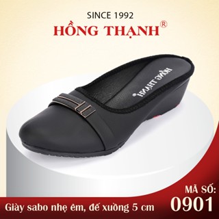  Giày Trung Niên Nữ HỒNG THẠNH Giày Sabo Dép Sục Gót Xuồng Cao 5cm Êm Chân - 0901 