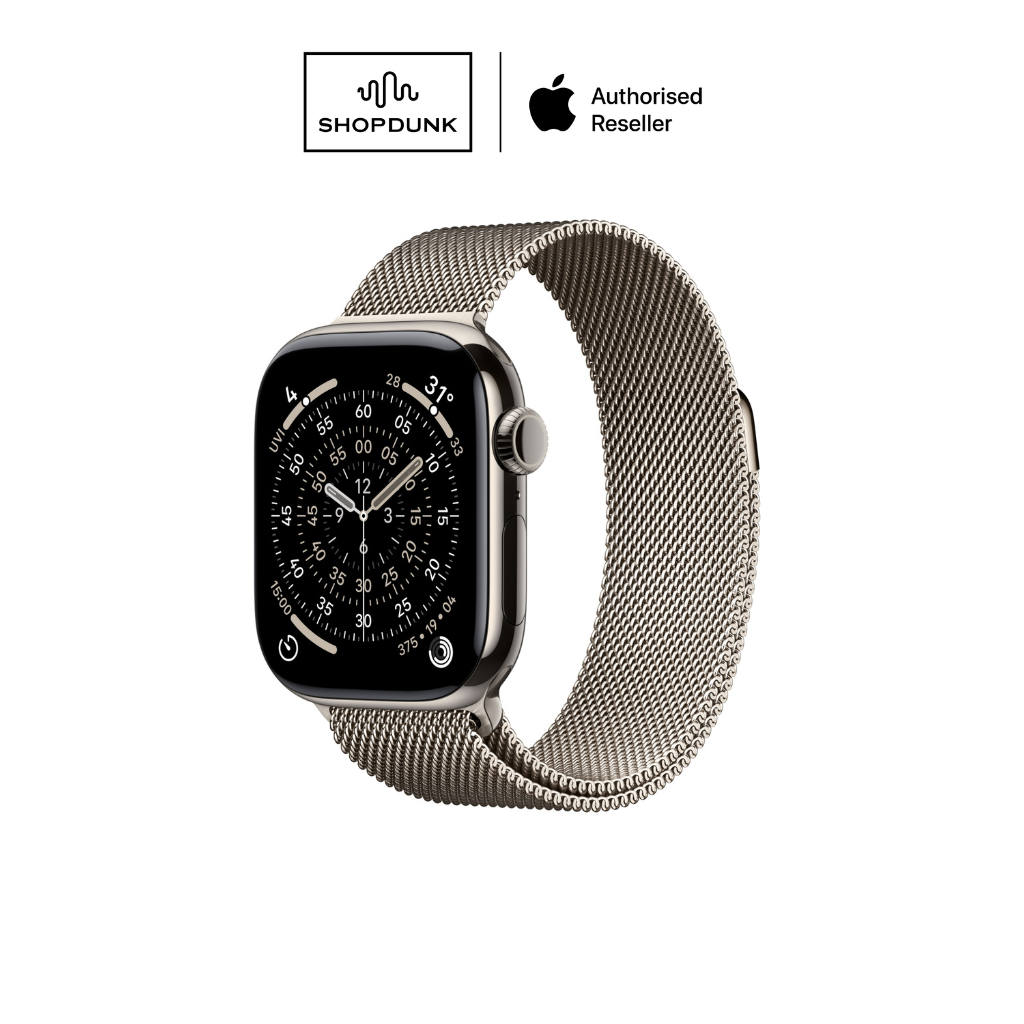 Apple Watch Series 11 GPS + Cellular 46mm Titanium Case Milanese Loop