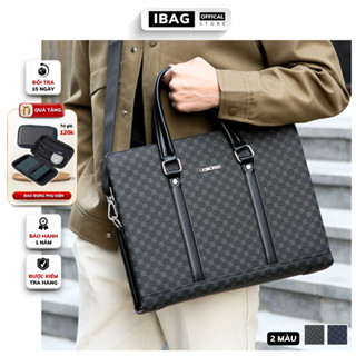 Cặp da công sở Cặp văn phòng Cao Cấp Gorchis Chất liệu Da PU cực bền Túi xách da công sở túi đựng laptop 14 inh- 𝑰𝑩𝑨𝑮