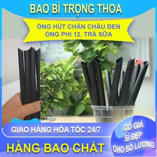 Ống hút trân châu đen 1 gói 500g