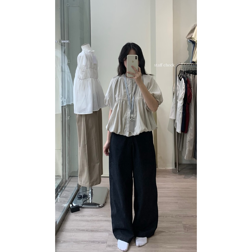 DOB - Áo kiểu nữ tay bồng dáng lửng Blé | BigBuy360 - bigbuy360.vn