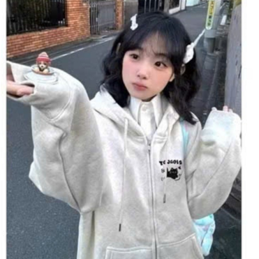 Áo khoác nỉ nữ in MÈO ĐEN phong cách cute hàn quốc CaMa Store M52220