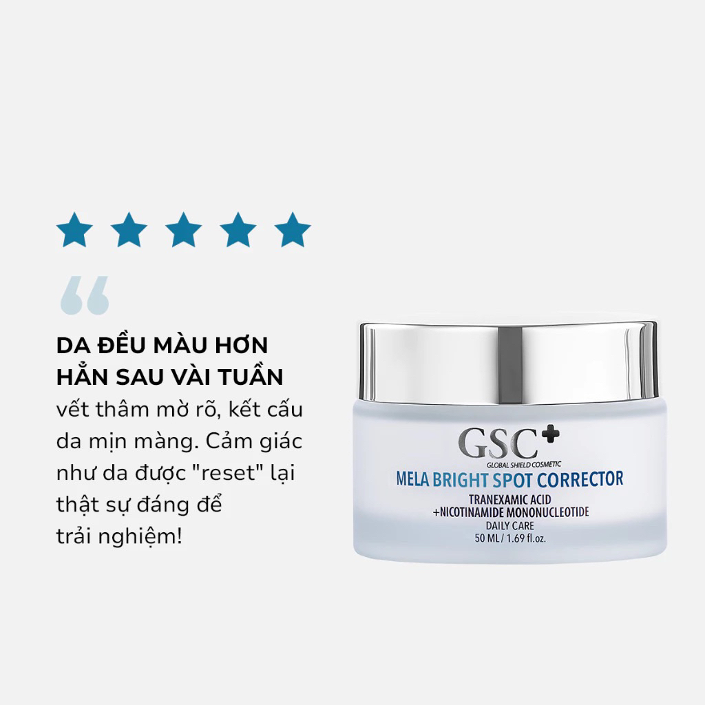 [Chính hãng] Kem dưỡng trắng da gsc 50g