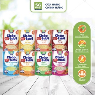 Combo 32 gói cháo tươi dinh dưỡng nhiều vị của SG food