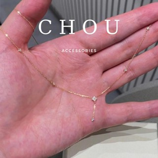  Dây Chuyền Vòng Cổ Ngôi Sao Đính Đá | CHOU ACCESSORIES | 