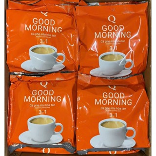 Combo 2 bịch Cà Phê Sữa hòa tan Good Morning TRẦN QUANG 480g bịch 24 gói x 20g instant Coffee mix