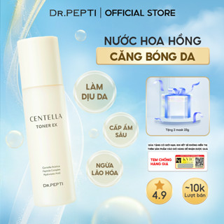 Nước Hoa Hồng Dưỡng Da Cấp Ẩm, Căng Bóng Dr.Pepti Centella Toner Ex 180ml
