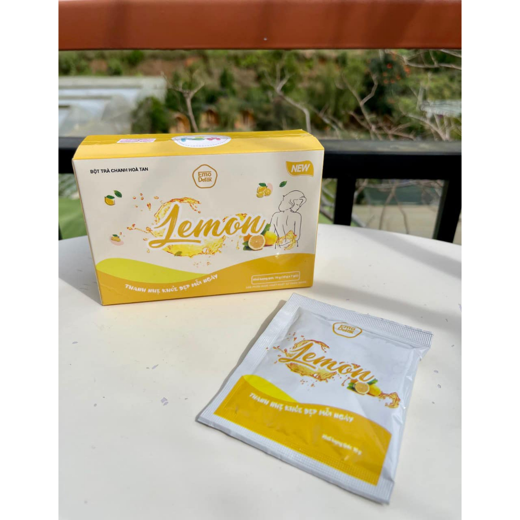 DATE 2027 Che Tên - SẴN CHANH Bột Trái Cây Sữa Tách Béo Emo Detox Emo Slim