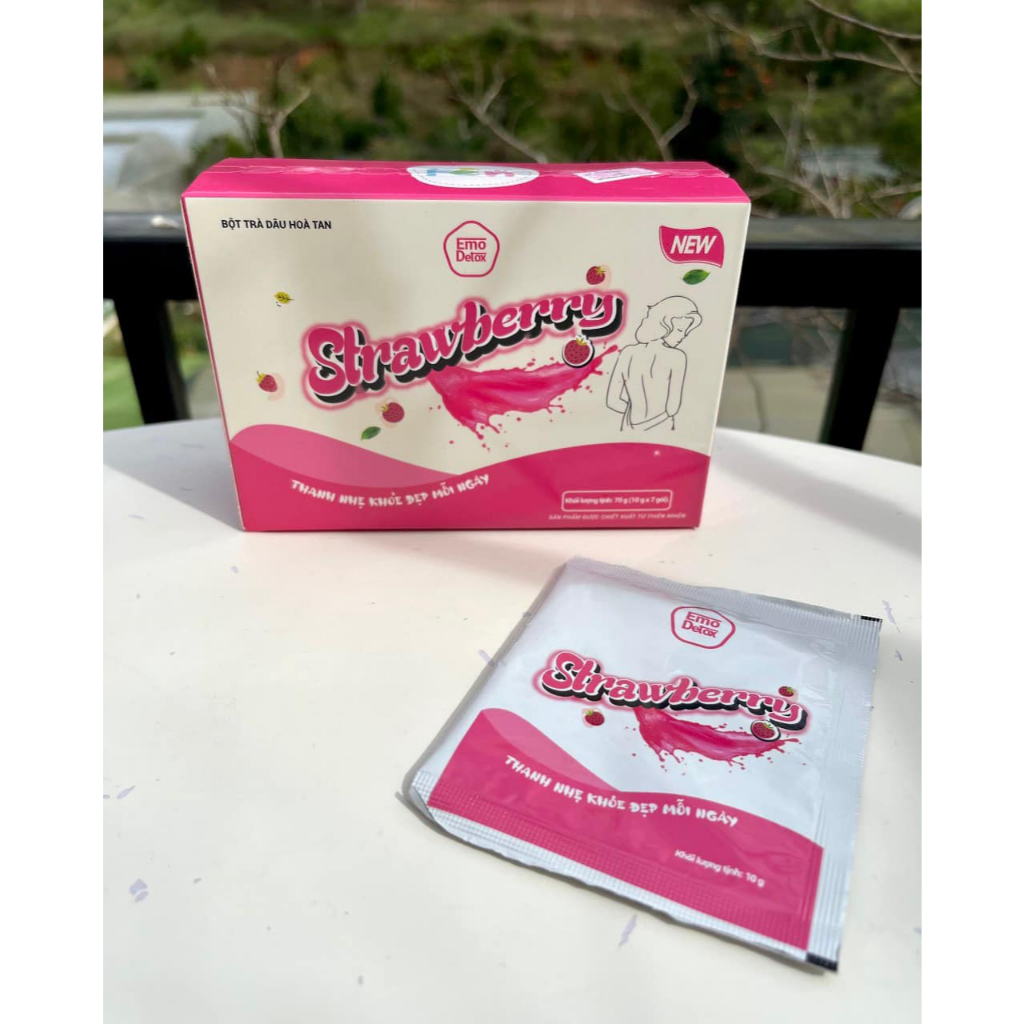 DATE 2027 Che Tên - SẴN DÂU Bột Trái Cây Sữa Tách Béo Emo Detox Emo Slim