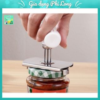 Dụng cụ mở nắp hộp bằng thép không gỉ. Dụng cụ mở nắp chai, lọ điều chỉnh linh hoạt
