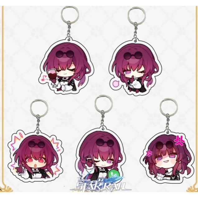 Customizable,Honkai: Star Rail Kafka Keychain, Honkai Star Rail Art Charms Gift, Kafka Charm Gift,