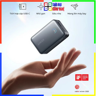 Pin dự phòng Anker Nano A1638 sở hữu dung lượng 10.000mAh, trọng lượng nhẹ chỉ 232g. Bảo hành 18 tháng 1 đổi 1.