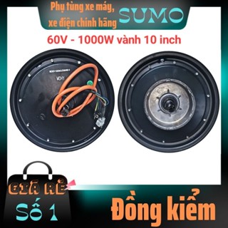Động cơ xe điện 60V - 1000W vành 10 inch, động cơ xe điện gogo, vespa, xmen, 133m... 100% dây đồng
