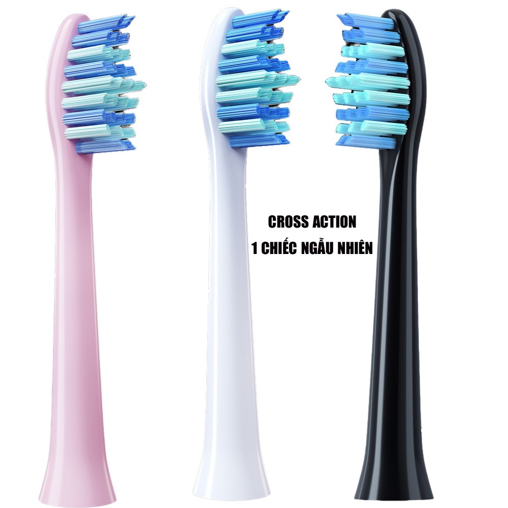 Dành cho máy PS S100 PRO , set 3 đầu bàn chải thay thế cho bàn chải đánh răng điện_Phụ kiện