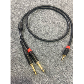  Dây 3.5 ra 2 đầu 6 ly dây Sommer mềm dẻo chống nhiễu giá bán 1 sợi 