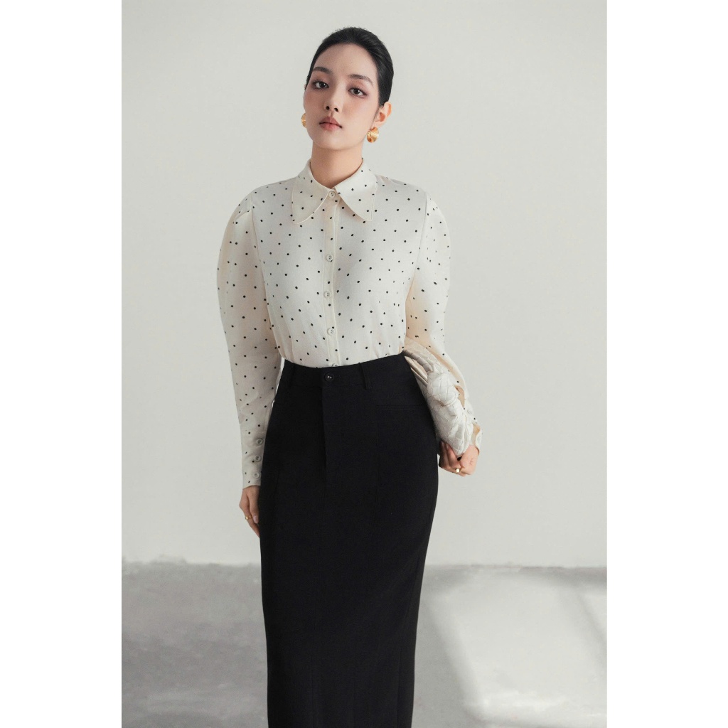 [BOHEE] Chân Váy Bút Chì Dáng Dài CV132 Chất Liệu Chéo Pháp Tôn Dáng Thanh Lịch