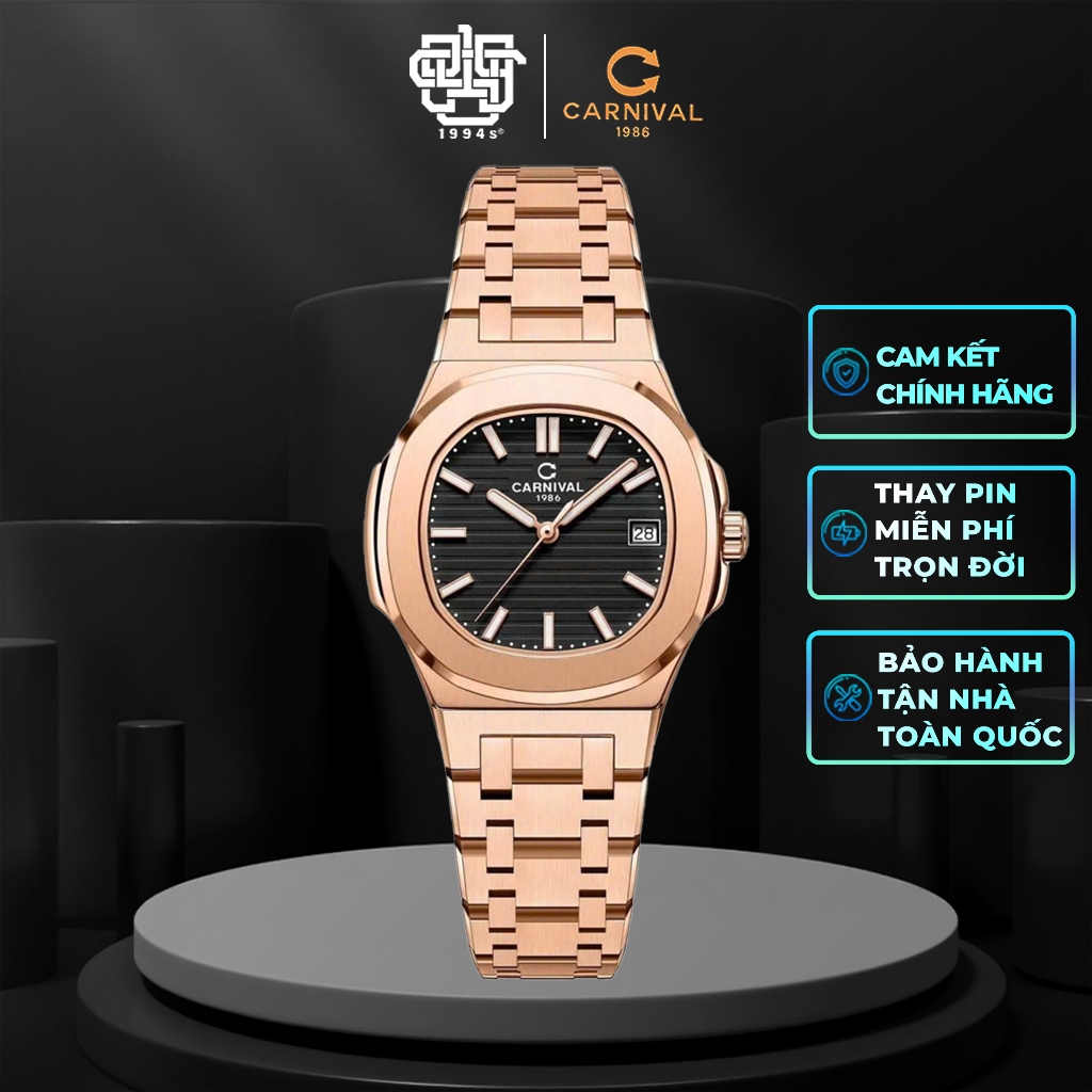 Đồng Hồ Nữ CARNIVAL 8161L-VH-D Hàng Chính Hãng