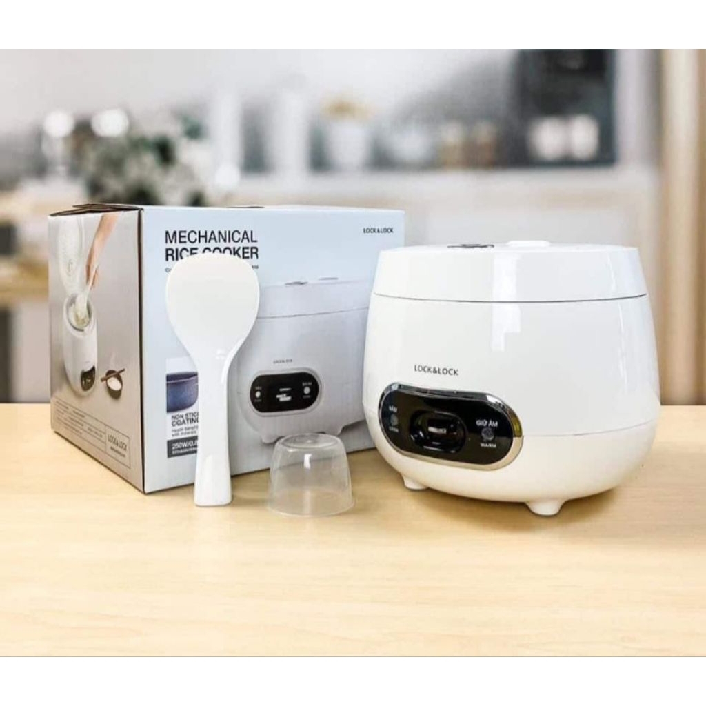 Nồi Cơm Điện Mini Lock&Lock EJR426 Mechanical Rice Cooker Dung Tích 0.8 lít