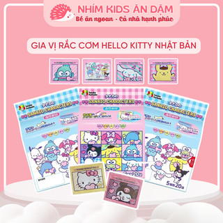 Gia vị rắc cơm hello kitty nhật bản - cho bé và gia đình - túi 20 gói