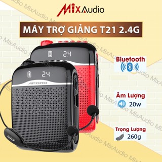[CHÍNH HÃNG] Máy Trợ Giảng APORO T21, Mic Có Dây, Không Dây 2.4G, Bluetooth, Công Suất 20W,