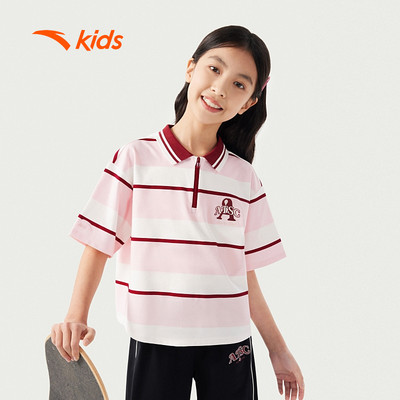 Áo Polo Thời Trang Thể Thao Bé gái ANTA KIDS Sleeve Polo Shirt 3625B8105