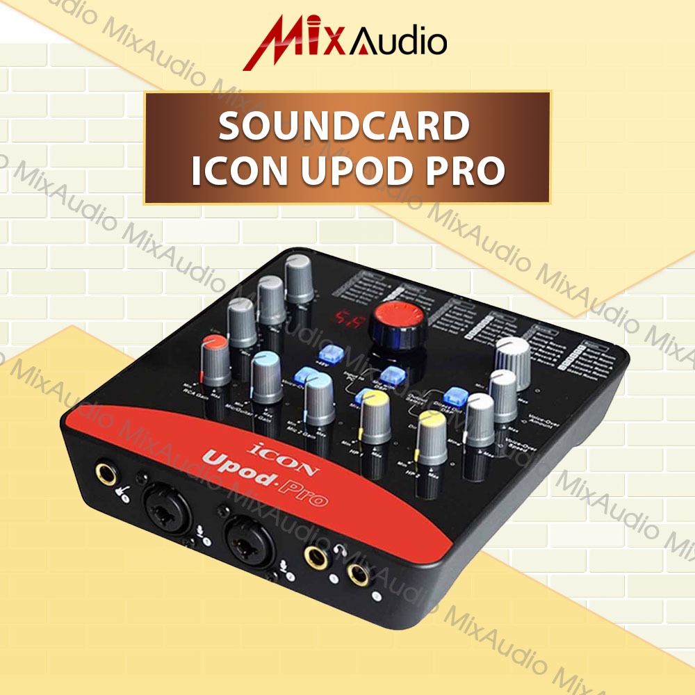 Sound Card Thu Âm ICON UPOP PRO, , Livestream, Karaoke, Hàng Chính Hãng, BẢO HÀNH 12 THÁNG