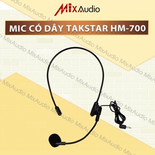 [CHINH HÃNG] Micro Đeo Tai TAKSTAR HM-700, Mic Trợ Giảng Có Dây Chuyên Nghiệp, âm thanh cực kì nhạy