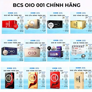 Hộp 10 bcs, Bao cao su có gai kéo dài quan hệ, bcs siêu mỏng 001.g, cảm giác chân thật oio