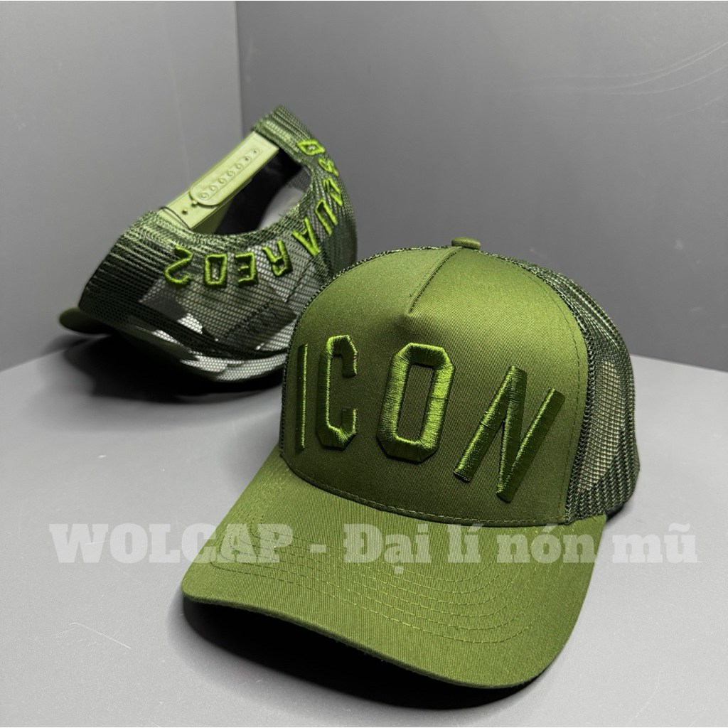 Mũ lưỡi trai DS2 icon phối lưới nhiều màu siêu hot trends thời trang nam nữ