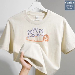  Áo thun nữ form vừa SUNTEE STFV212 phong cách basic in hình 112 vải cotton 250GSM cao cấp thoáng mát 