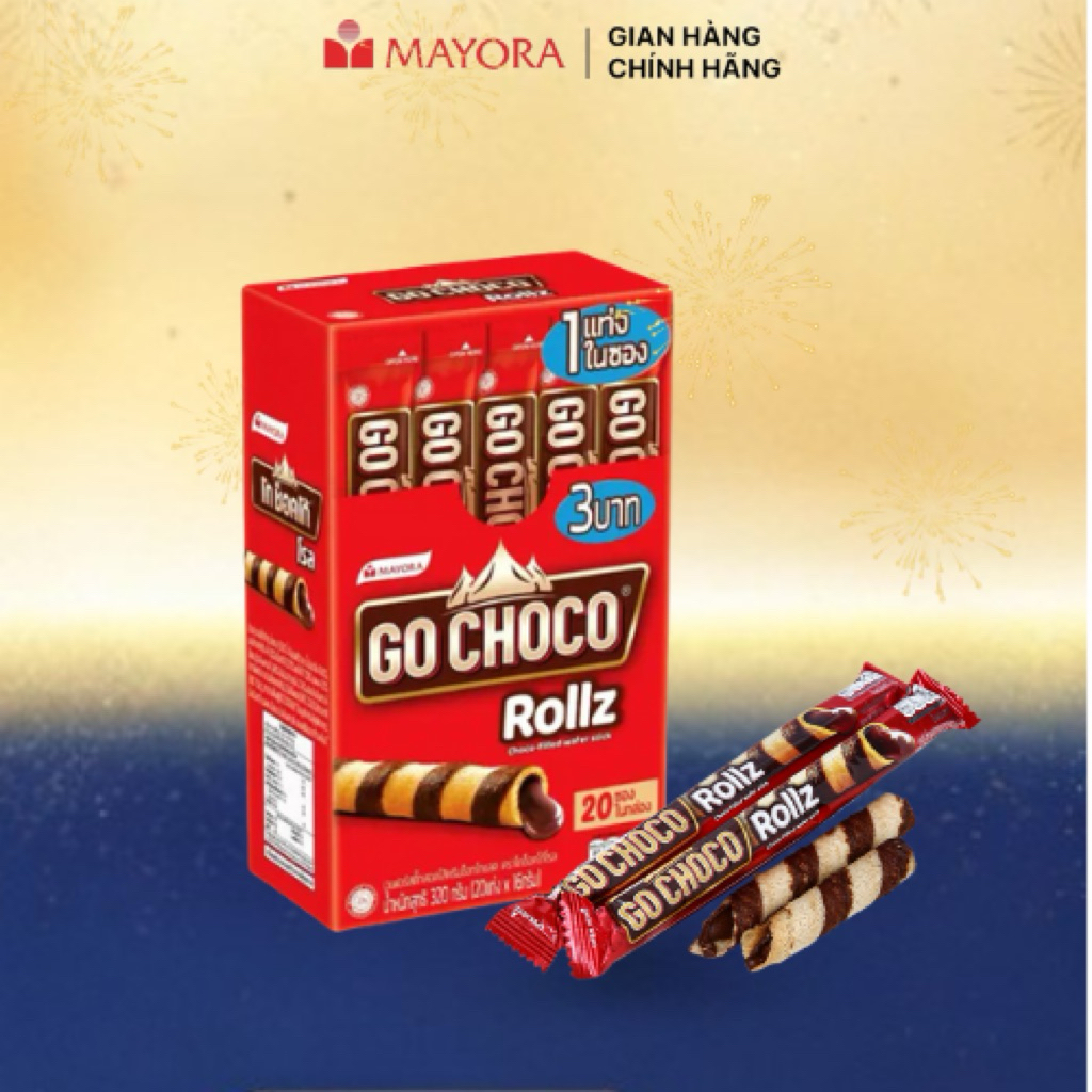 Bánh Go Choco Rollz 250g