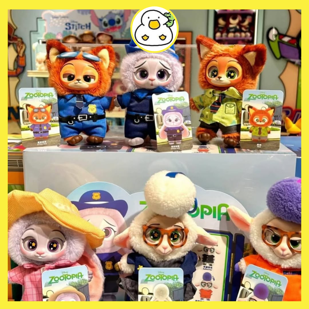 (Có sẵn) Blindbox Chính hãng Móc Khóa Zootopia - Disney x Miniso