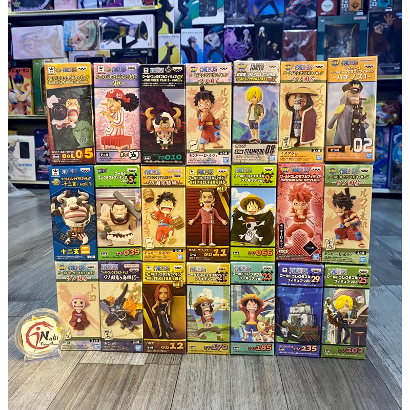 One piece WCF mô hình chính hãng luffy chopper usopp king bò tàu gold vua hải tặc đồ decor trang trí