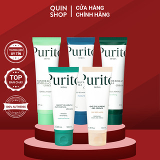  Kem Dưỡng Purito Hydro Wave Deep Sea Wonder Releaf Centella Unscented Mighty Bamboo Panthenol,Oat In Calming Gel Cream 