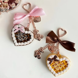 Móc Khoá Phấn Phủ Gấu Flower Knows Sweetie Bear Chính Hãng 
