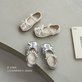  Giày búp bê giày bệt đính đá cho bé gái siêu bền đẹp 