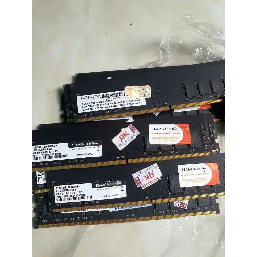ram ddr4 8 buss 2400, 2666, 3222