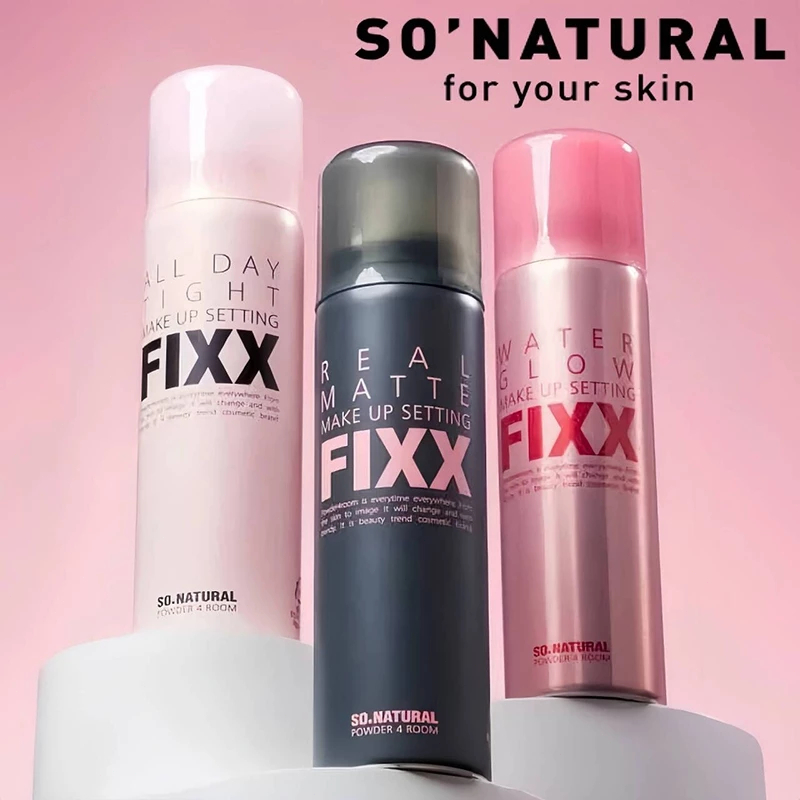 Xịt khoá nền So Natural fixx 75ml/All Day Tight Face Makeup Setting Finishing Spray/Tight Make UpCOD