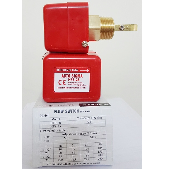 Công tắc dòng chảy Autosigma HFS25
