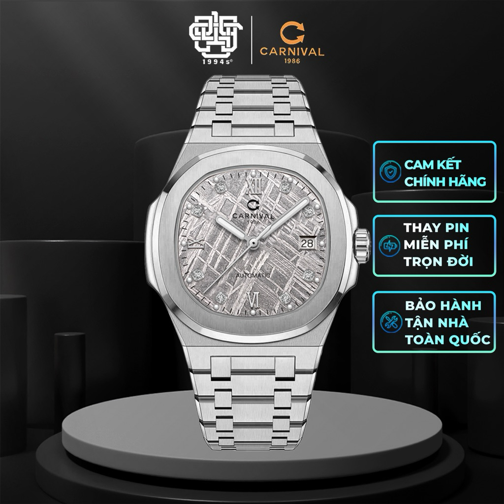 Đồng Hồ Nam CARNIVAL 8160G-VT-TT Hàng Chính Hãng