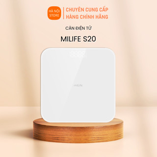 Cân điện tử sức khỏe MiLife S20, phạm vi cân tối đa lên tới 180kg