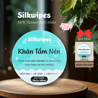  Khăn Tắm Nén Cao Cấp Silkwipes  70cm x 140cm ,Khăn Tắm Nén Du Lịch 100% VICOSE thấm nước tuyệt đối 