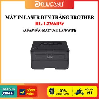 Máy in laser đen trắng Brother HL-L2366DW (A4/A5/ Đảo mặt/ USB/ LAN/ WIFI)