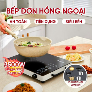 Bếp Hồng Ngoại Đơn Đa Năng Beemi 3500W - Sử Dụng Mọi Loại Nồi, Nấu Lẩu Nướng, Điều Khiển Cảm Ứng.