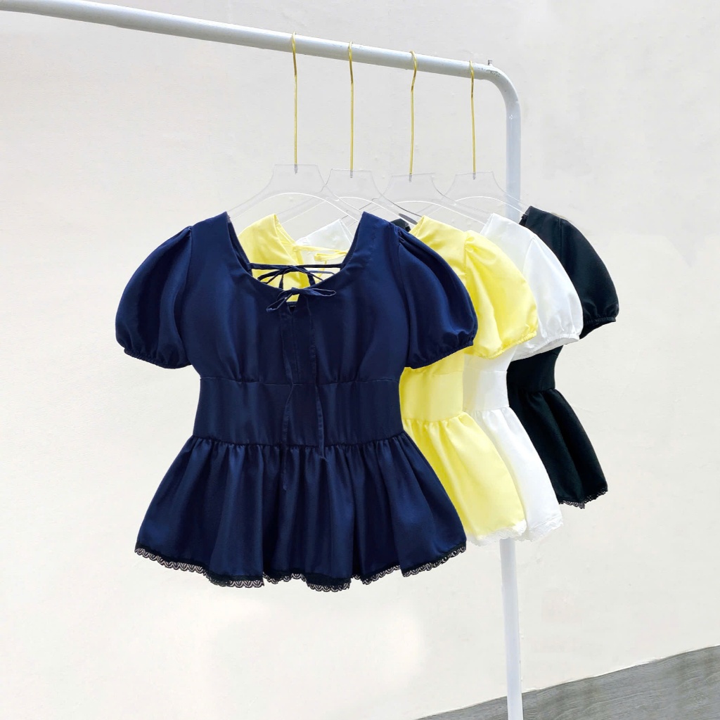 Tổng Hợp Áo Babydoll Bigsize Nữ Dáng Peplum Vạt Xòe Dễ Thương Cho Nàng Chubby 55-92kg | BigBuy360 - bigbuy360.vn