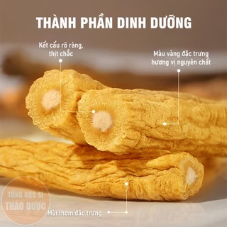 Đẳng sâm khô 500g, đảng sâm, sợi vàng, to, thơm, dùng pha trà, hầm canh, tốt cho sức khỏe