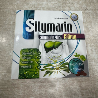  100 Viên uống Giải độc gan Silymarin DIỆP HẠ CHÂU giúp làm mát gan,bảo vệ gan hạ men gan 