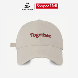  Mũ lưỡi trai LOULI SAIGON thêu chữ Together form mềm vải kaki cotton dành cho nam nữ M101 
