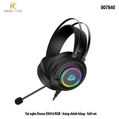 Tai Nghe Gaming DareU EH416 RGB – Giả Lập 7.1 – USB – Hàng Chính Hãng – Full VAT